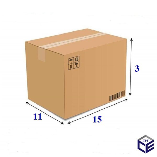 BIB - 1 Hộp Carton 15x11x3 Cm Thùng carton