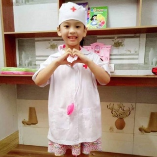 Xả kho áo bác sĩ cho bé, chỉ còn 60k
