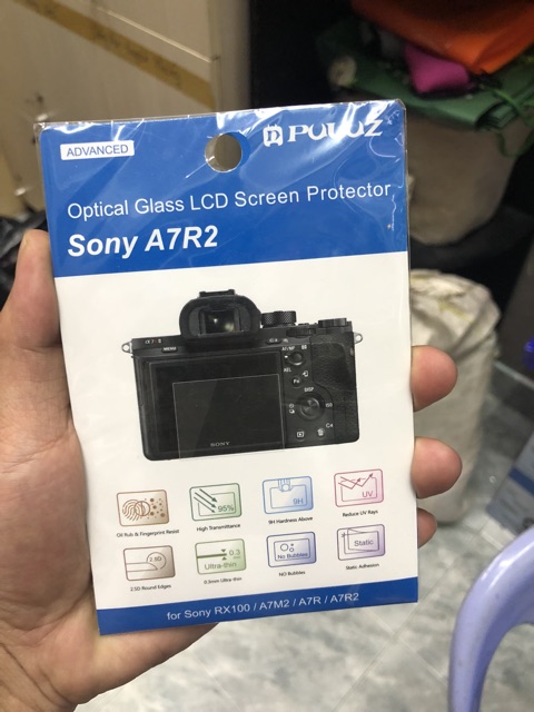 Cường lực LCD máy ảnh Sony A7ii, A7r2, A7s2, A99, RX100