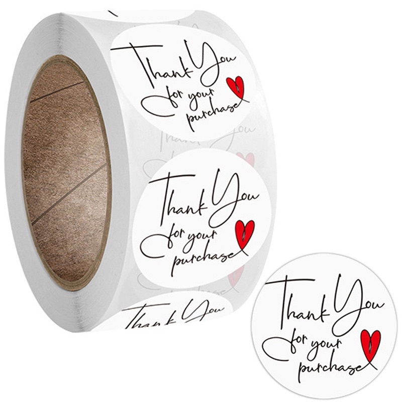 TEM_Tem dán chữ " Thank you" >