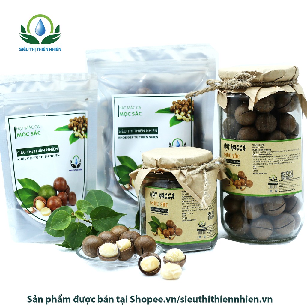 Hạt macca sấy khô Mộc Sắc gói 100g