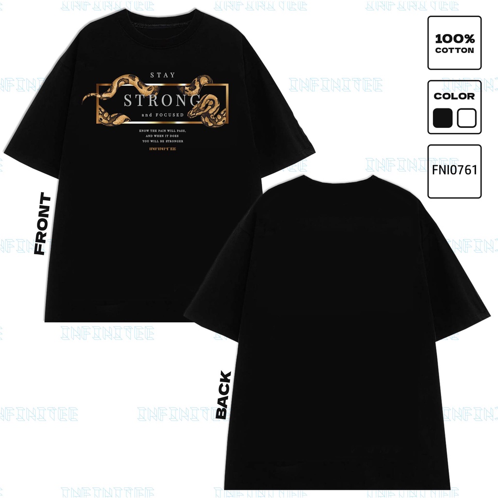 Áo thun INFINITEE Fni0761, Thun 100% Cotton - form rộng Unisex.