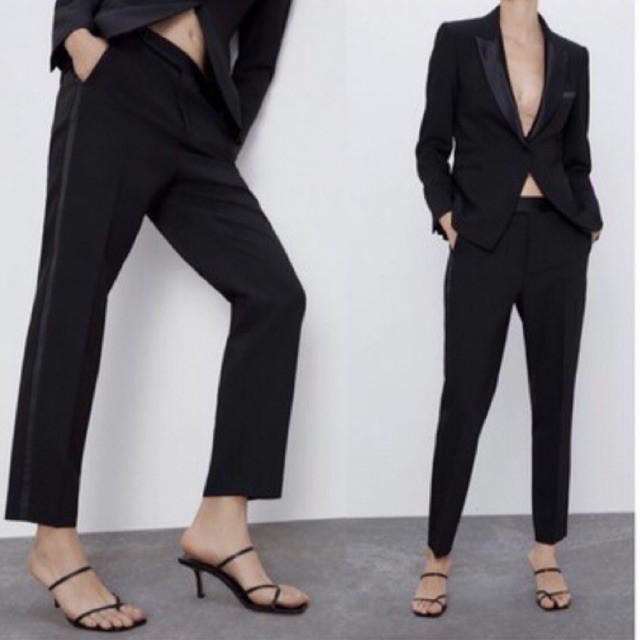 Zara Auth - Guốc Sandal Đen