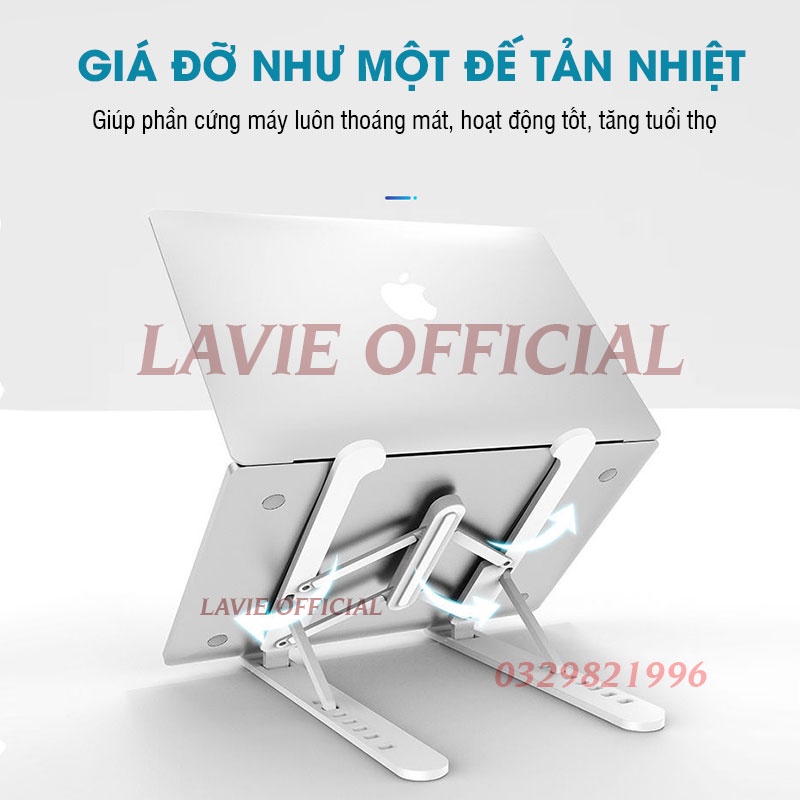 Giá Đỡ Laptop ABS Gấp Gọn Nhỏ Gọn Dễ Mang Theo, Giá Đỡ Laptop Hỗ Trợ Tản Nhiệt Điều Chỉnh Độ Cao Laptop Gấp Gọn, Bỏ Túi