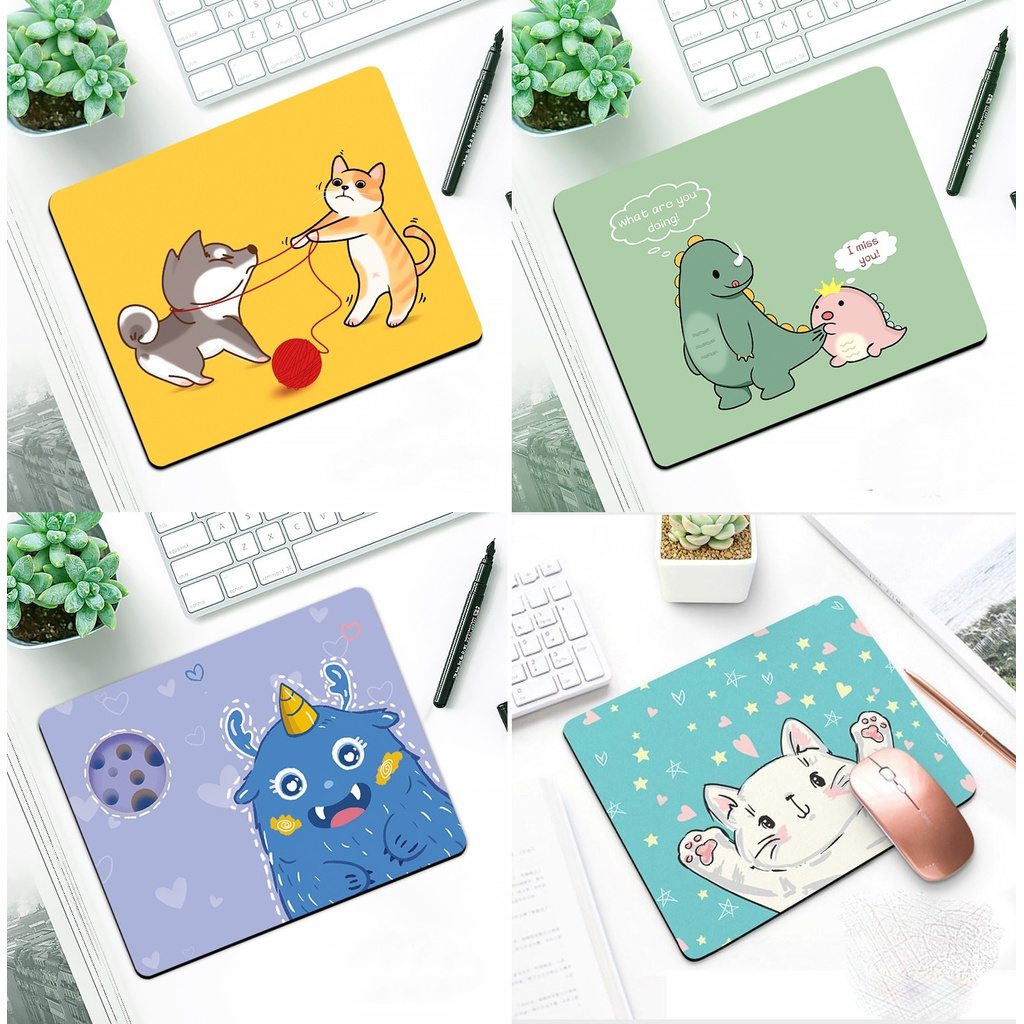 Miếng Lót Chuột Hình Animal Đáng Yêu Chữ Nhật ( 20 x 26 cm ) Mẫu Mới