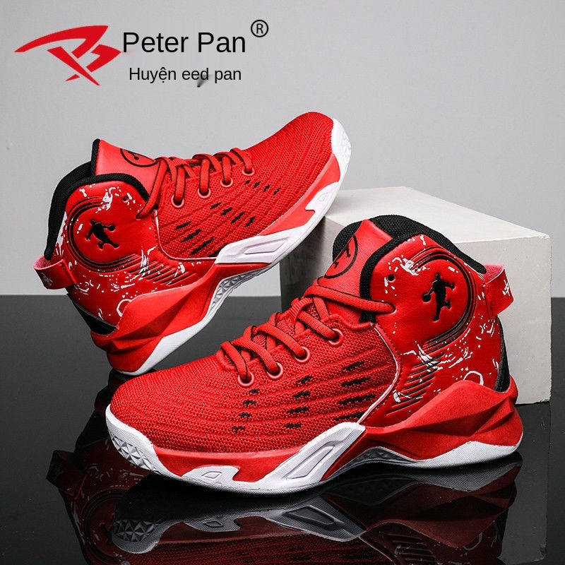 ❁Peter Pan giày bóng rổ trẻ em mới mùa hè lưới thoáng khí Jordan giày thể thao sinh viên khử mùi giày chạy bộ dưới mềm