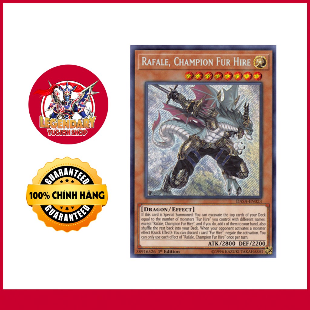 [EN][Thẻ Bài Yugioh Chính Hãng] Rafale, Champion Fur Hire