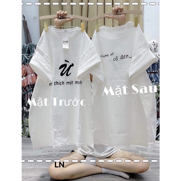 Áo phông ừ in hai mặt LN12