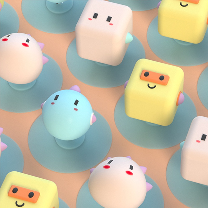 Móc Treo Khăn Gắn Tường / Cửa Ra Vào Họa Tiết Hoạt Hình Vui Nhộn Chống Va Chạm Siêu Bền