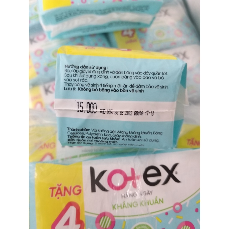 COMBO 2 GÓI Băng vệ sinh kotex hằng ngày