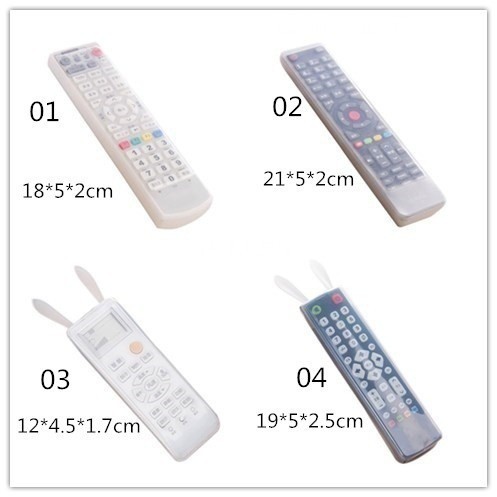 Bọc silicone chống bụi kiểu tai thỏ 4 phong cách cho điều khiển TV