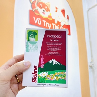  Men tiêu hoá cho Chó mèo Bioline 3g giúp mèo ăn ngon miệng hơn 