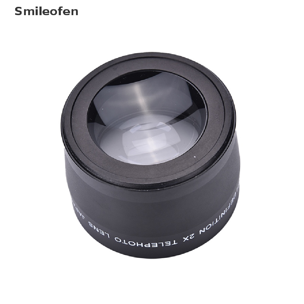 Ống Kính Telephoto Chuyên Nghiệp 58mm 2.0X + Khăn Lau Cho Máy Ảnh Canon Nikon Sony Pentax
