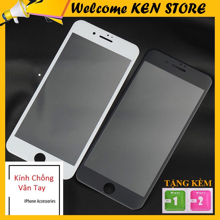 Kính Cường Lực iPhone Nhám Chống Vân Tay AG 13/13 Pro/Max/12/12 Pro/Max/11/11 Pro/Max/Xs Max/Xs/X/XR/7/8Plus/6/6Plus