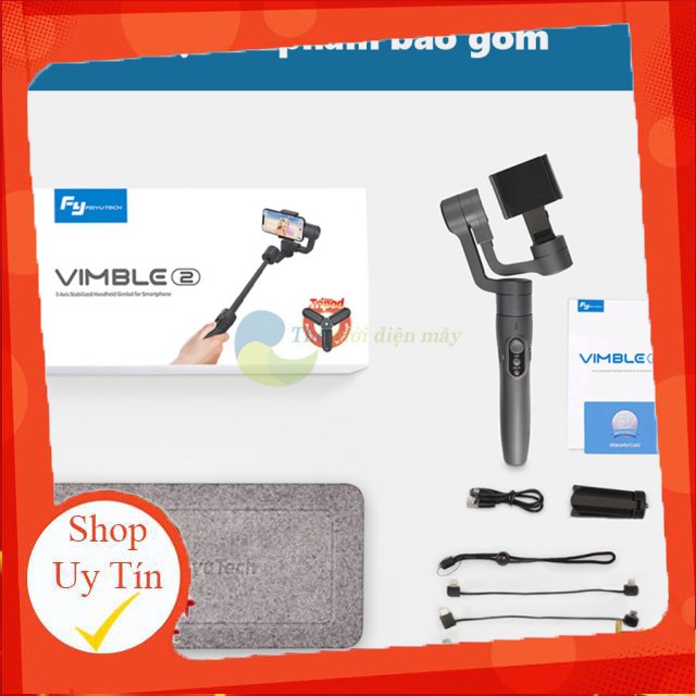 [SALEOFF]  Tay cầm chống rung gimbal Feiyu Vimble 2s chống rung điện thoại, camera hành