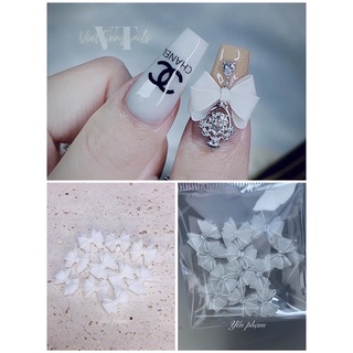 Nơ bột nail trắng tinh khôi hot hit (giá 1 nơ)