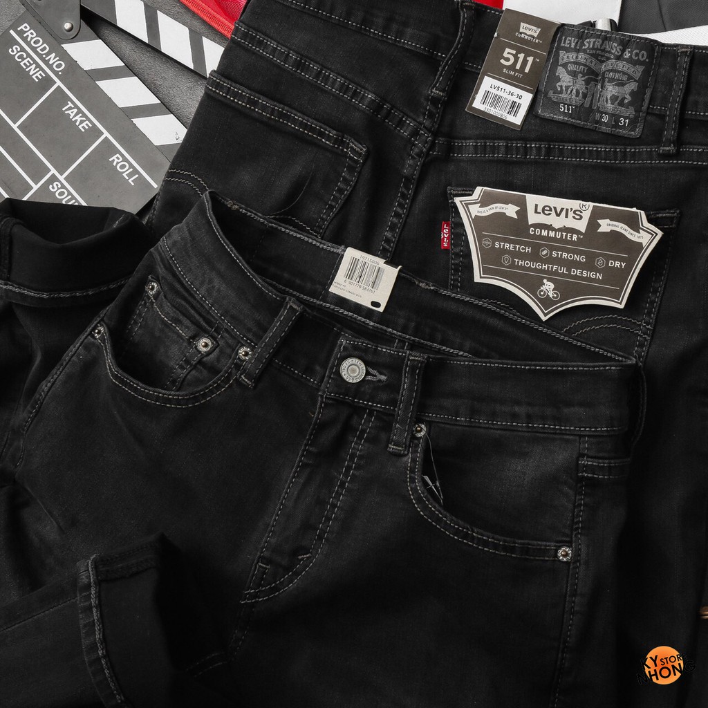 QUẦN JEAN 511 GREY SLIM-FIT