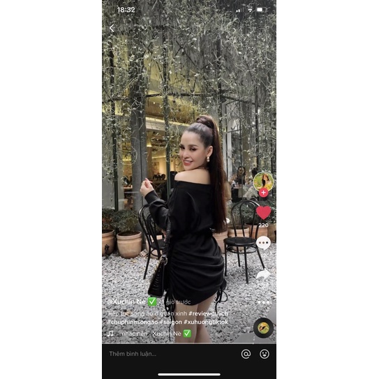 Váy Body Trễ Vai Nhún Đầm Ôm Body Rút Dây Hai Bên Phong Cách Thời Trang Nữ | BigBuy360 - bigbuy360.vn