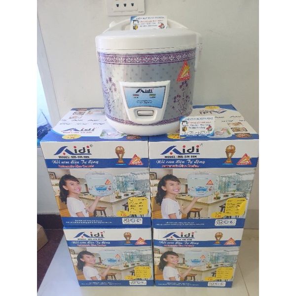 Nồi cơm Aidi 1L - 1,2L - 1,8L giá rẻ nhiều màu hàng chính hãng