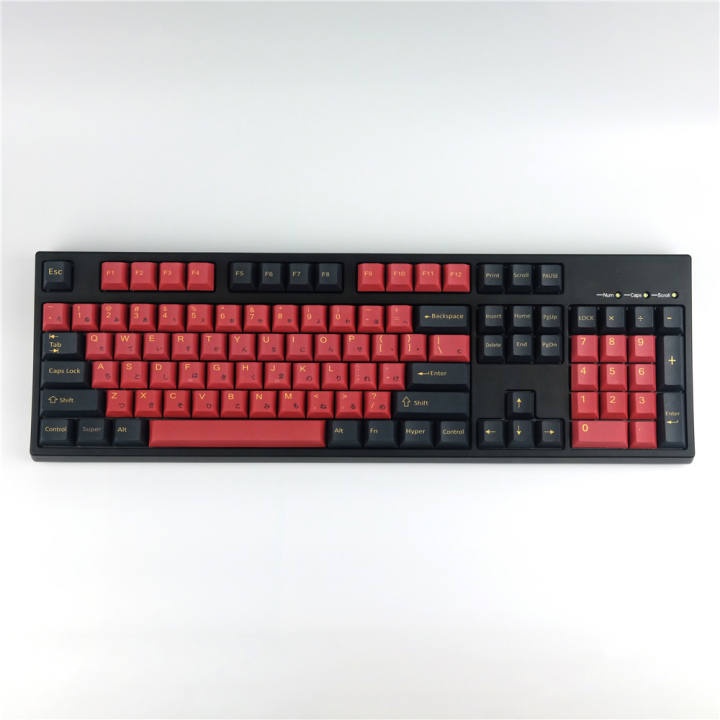Nắp Phím Red Samurai PBT, Keycap Thăng Hoa, Bàn Phím Cơ Sao Chép Chìa Khóa Cá Tính GMK Cherry Profile