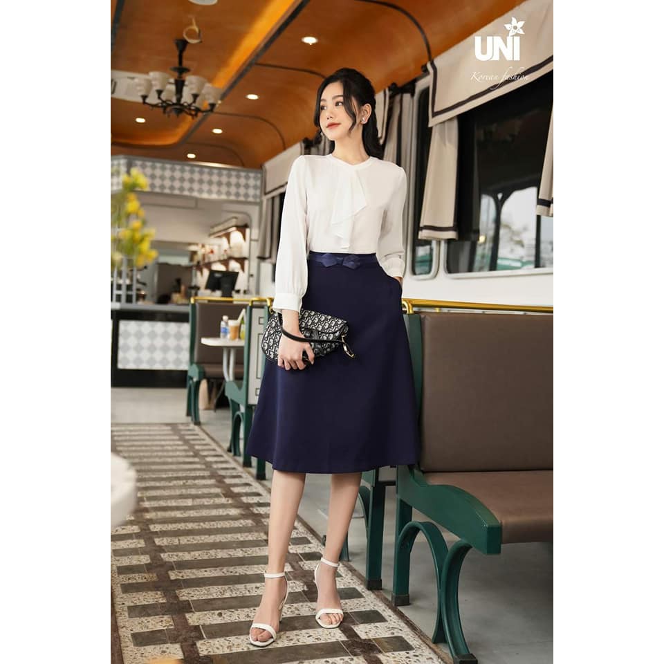 Áo Sơ Mi Nữ Cổ Tàu Tay Bo Cao Cấp 2A575 - UNI KOREAN FASHION