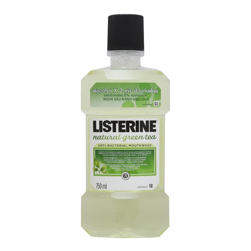 Nước súc miệng ngừa sâu răng Listerine trà xanh 750ml