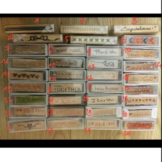 Dấu gỗ mực chữ và họa tiết