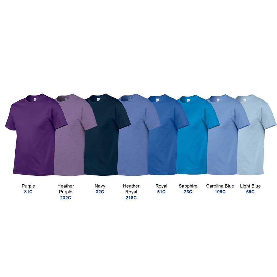 Áo thun Gildan Premium cotton 36 màu