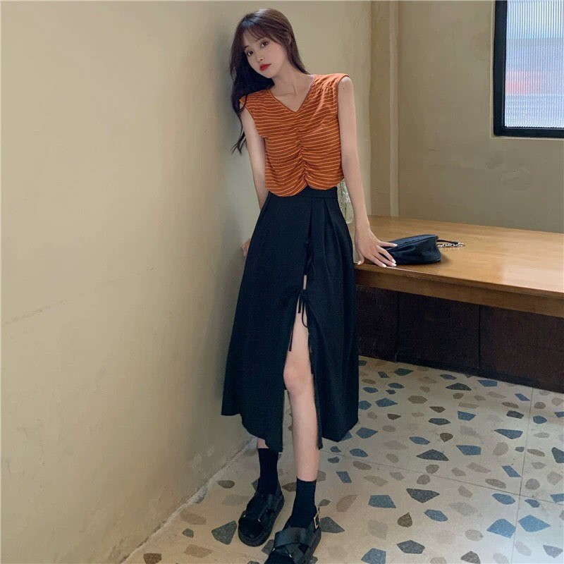 Chân Váy Xẻ Tà Thần Sầu | BigBuy360 - bigbuy360.vn