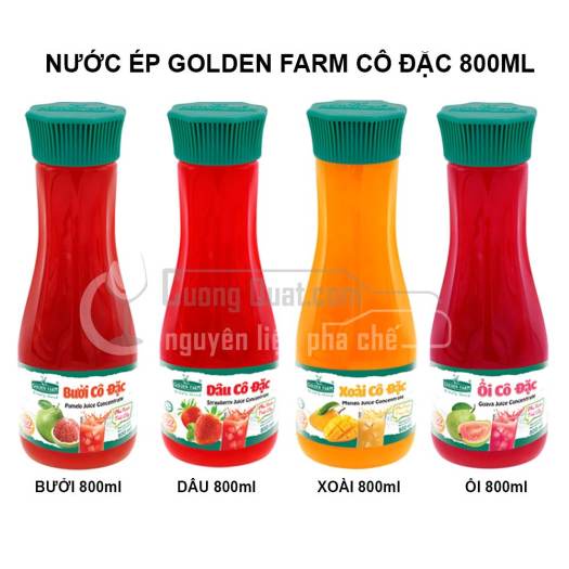 Nước Ép Cô Đặc Goldenfarm 800ml Nhiều mùi