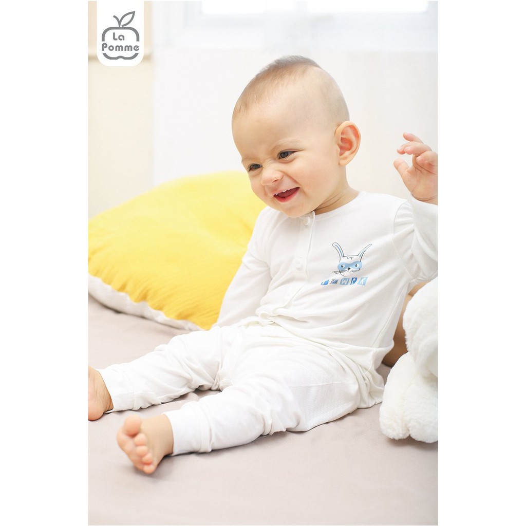 SL169 Bộ dài tay La Pomme cúc giữa Hero
