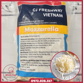 Phô mai bào mozzarella | 100g | giao hoả tốc hcm | miloha food