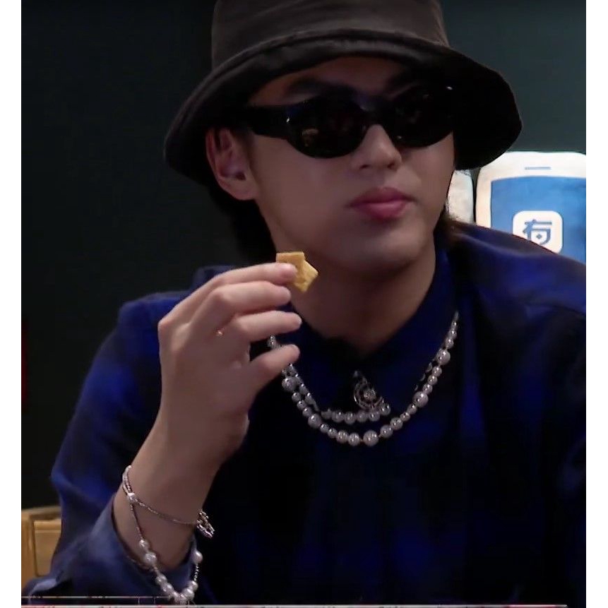 Vòng đeo tay đính hạt ngọc trai nhân tạo dễ phối đồ thời trang hip hop đơn giản độc đáo cho cặp đôi 22420