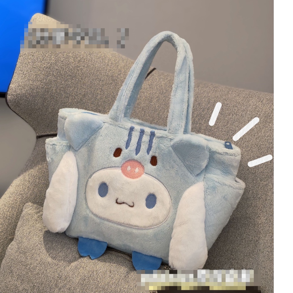 Túi Xách Tay Đựng Đồ Ăn Trưa Họa Tiết Kuromi Dễ Thương Dành Cho Nữ