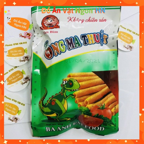 10 Gói Bim Bim Snack Ống Ma Thuật Ba Anh Em Food Đồ Ăn Vặt Ngon Giá Rẻ Tuyệt Vời