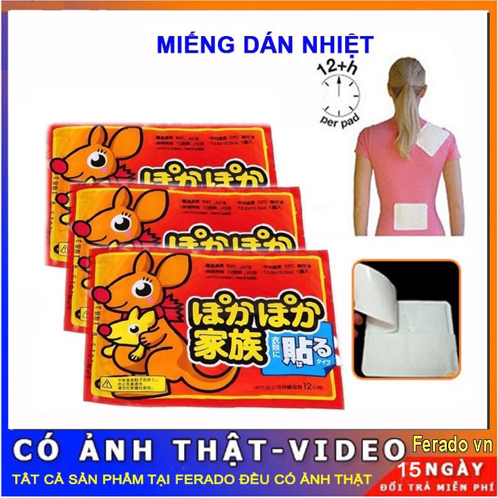 [Xả kho ] Miếng Dán Giữ Nhiệt, Giữ Ấm Cơ Thể Con Chuột Túi