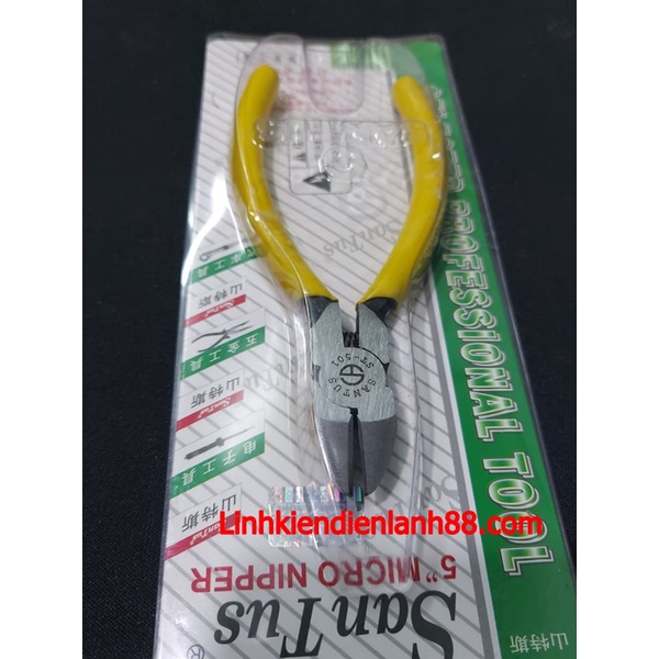 Kìm Cắt Chân Linh Kiện Mới, Chính Hãng SanTus 100%.