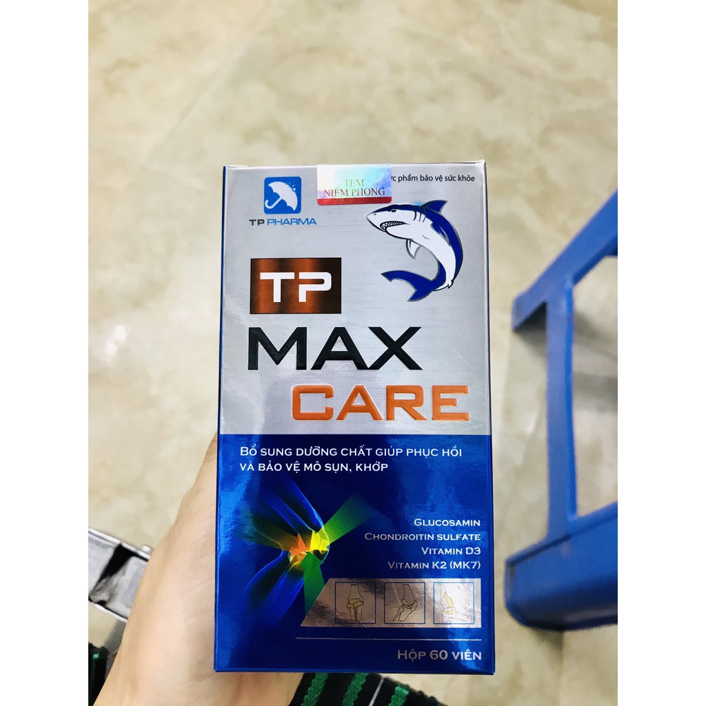 Viên uống hỗ trợ xương khớp TP Max Care bổ sung Canxi, D3, tăng dịch khớp, bảo vệ sụn khớp Mộc Diệp