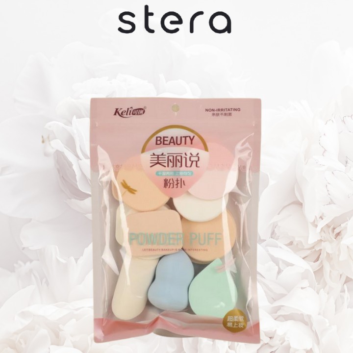 [SALE SẬP SÀN] [ XẢ KHO ] Gói 13 miếng bông mút các loại (E-284) FREESHIP TOÀN QUỐC