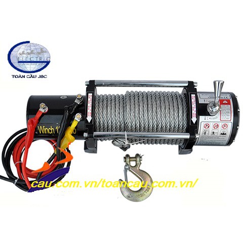 Máy tời kéo xe Yamafuji 12000LB (12-24V)