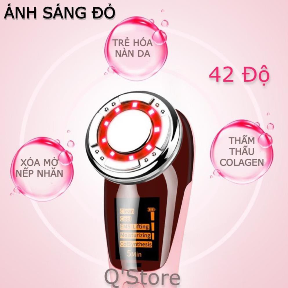 Máy massage điện di tinh chất 🎁KÈM QUÀ🎁 Đẩy sâu tinh chất,trị liệu ánh sáng sinh học [ILF-9001][Bảo hành 6 tháng]