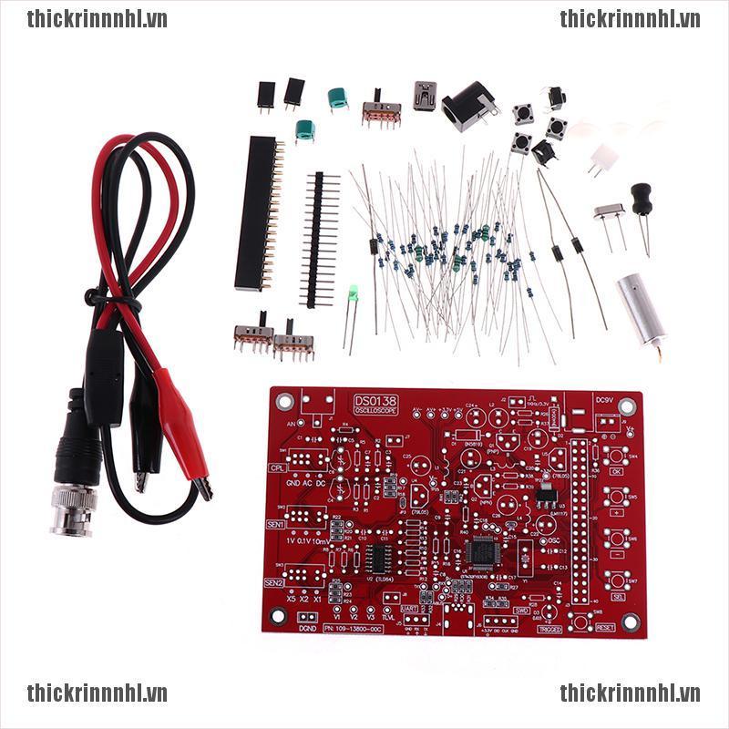 <Hot~new>New dso138 2.4" tft digital oscilloscope acrylic case diy kit smd soldered