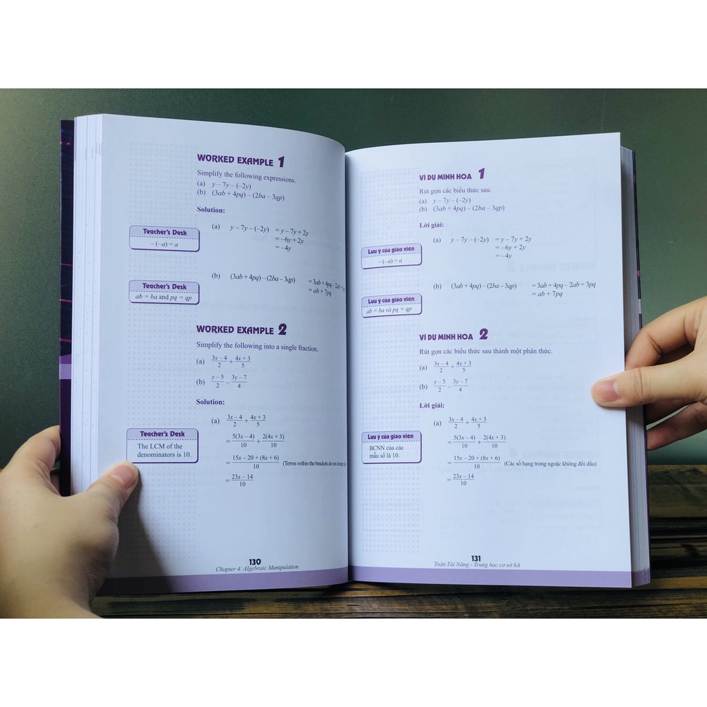 Sách: Toán tài năng - Toán Song ngữ Singapore - Hocgioitoan( Bộ 11 cuốn, 6 - 15 tuổi )
