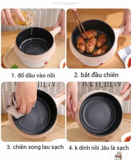 Chảo chiên xào đa năng mini