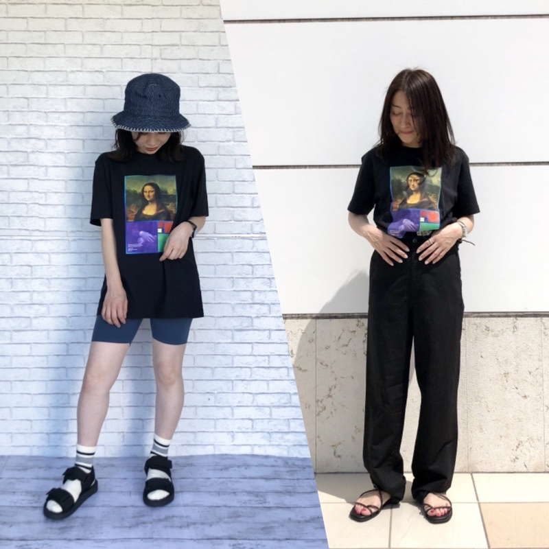 Áo phông nam cổ tròn  Mona Lisa dòng UT thời trang của UNIQLO