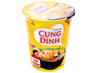 [Hàng chuẩn] Mì tôm Cốc Cung Đình đủ vị 65gr