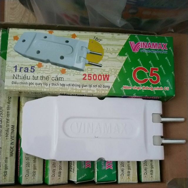 [BÁN CHẠY] Ổ cắm chia 5 VINAMAX