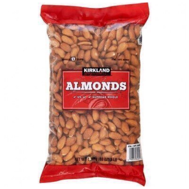 [HSD 10/2022] Hạnh nhân sấy khô KIRKLAND SIGNATURE ALMONDS 1,36kg.