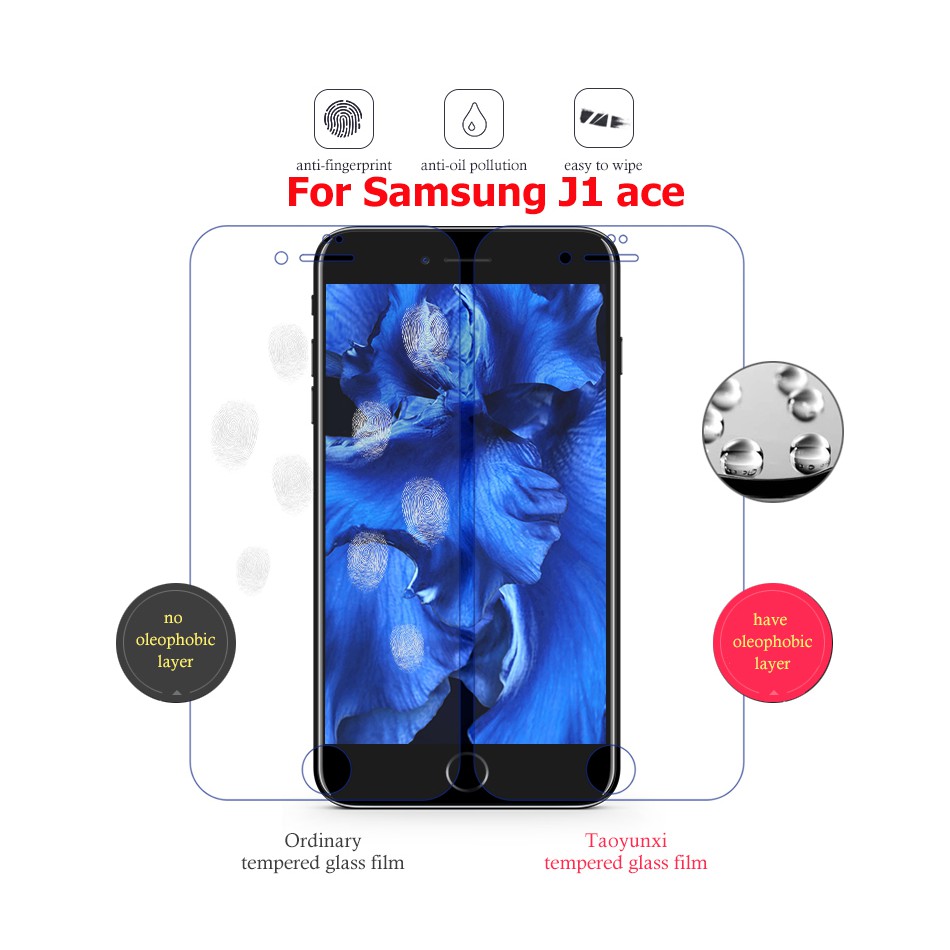 Set 2 Kính Cường Lực Bảo Vệ Màn Hình Cho Samsung Galaxy J1 Ace 4.3 Inch