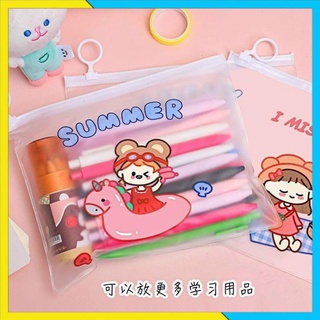 Túi zip A5 chống nước , đựng bút đựng mỹ phẩm cute